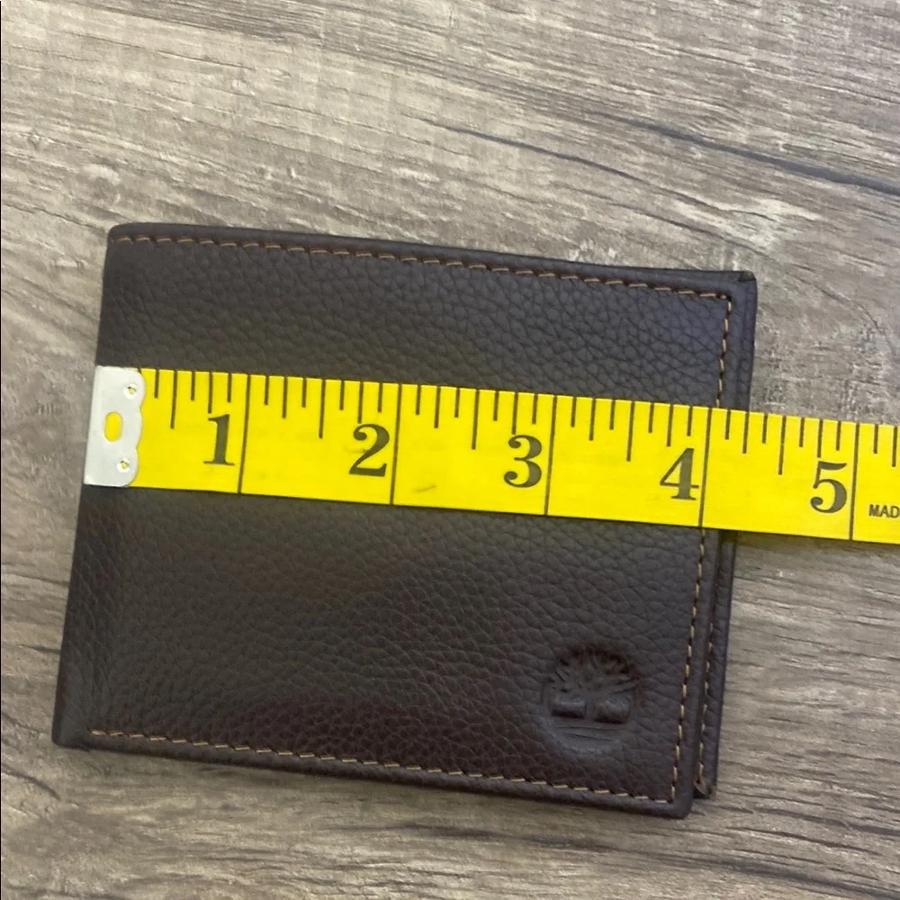 Timberland Brown Leather Key Card Holder